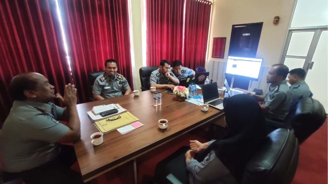 Pemenuhan Data Dukung, Tim Monev Kanwil Kemenkumham Sulawesi Tenggara Sambangi Rutan Kelas IIB Unaaha
