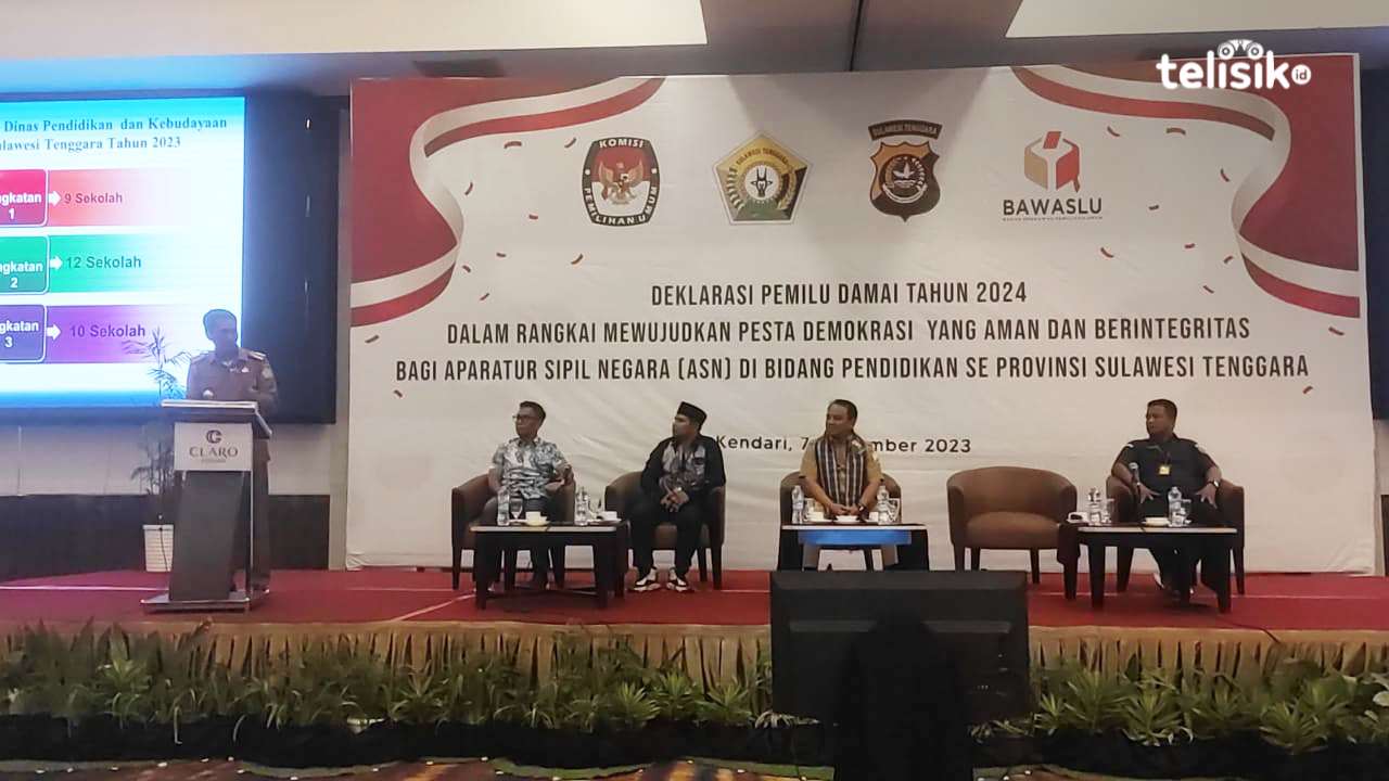 Pemprov Ajak Siswa SMA dan ASN Deklarasi Pemilu Damai di Sulawesi Tenggara