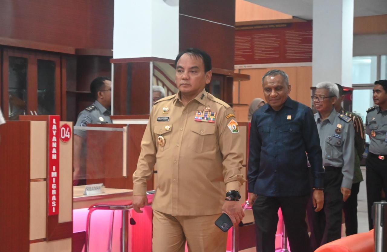 Pj Gubernur Sulawesi Tenggara Sambangi Kanwil Kemenkumham Beri 3 Pesan Penting