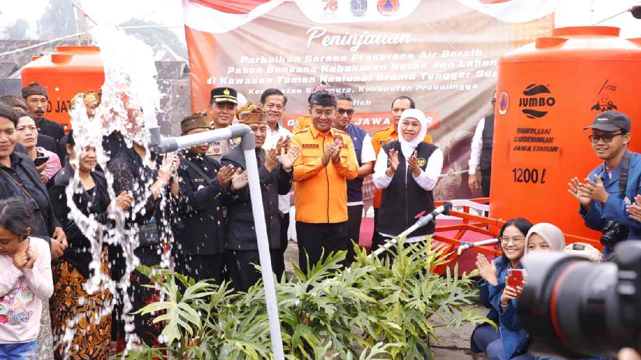 Sempat Kesulitan, Warga Tengger Bromo Akhirnya Bisa Nikmati Air Bersih