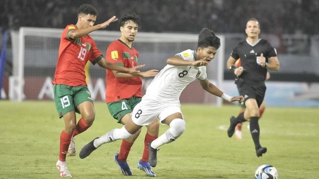 Tumbangkan Indonesia 1-3, Maroko Berkuasa di Grup A Piala Dunia U-17