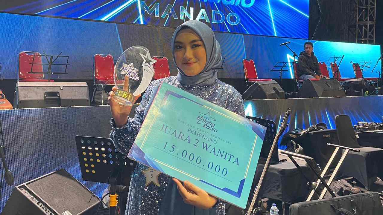 Amira Yusmalia Julan, Gadis Cantik Asal Kota Baubau Raih Juara II Bintang Radio Nasional 2023