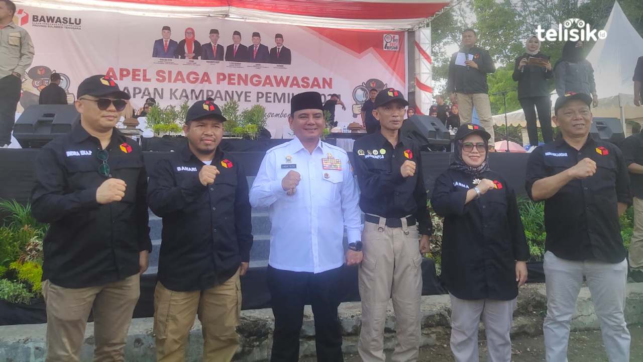 Bawaslu se-Sulawesi Tenggara Apel Siaga Kesiapan Pengawasan Pemilu 2024