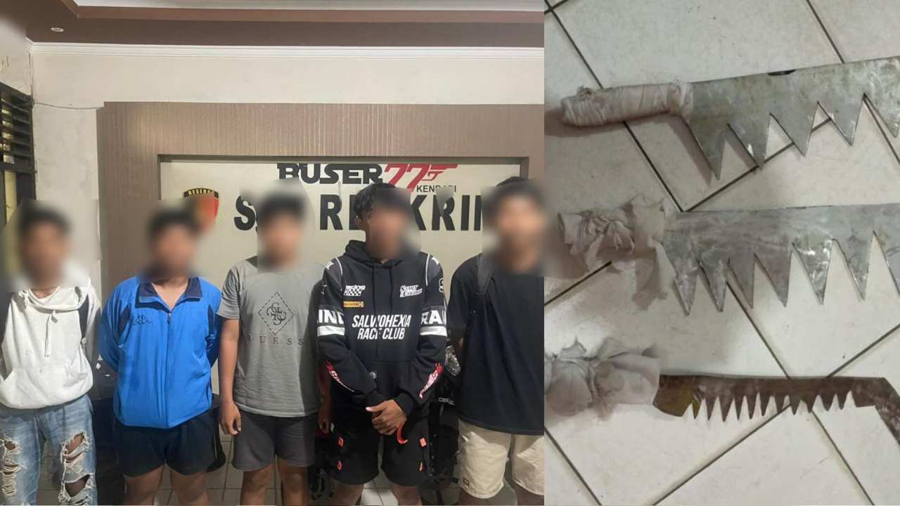 Dendam Pernah Dikeroyok, Pelajar Aniaya Siswa STM Kendari Pakai Gosir Diringkus Polisi