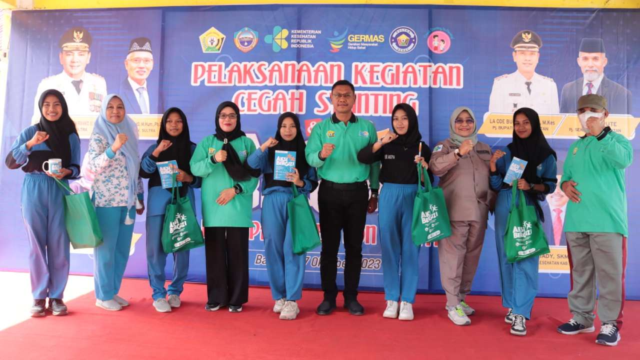 Dinkes Sulawesi Tenggara Gelar Aksi Bergizi di Buton Selatan, Tingkatkan Kesadaran Remaja Putri Konsumsi Tablet Tambah Darah