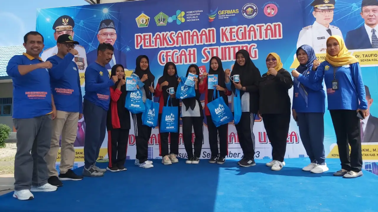 Dinkes Sulawesi Tenggara Gelar Aksi Bergizi di Kolaka Utara, Upaya Peningkatan Gizi dan Cegah Anemia