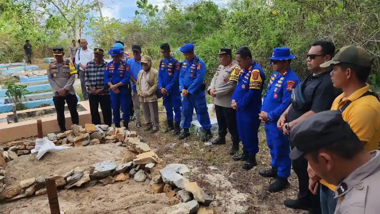 Insiden Bom Ikan Laonti, Ditpolair Polda Sulawesi Tenggara Beri Santunan Keluarga Nelayan