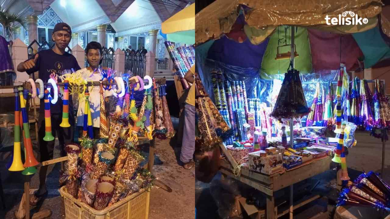 Jelang Pergantian Tahun, Pedagang Kembang Api di Baubau Kompak Obral Dagangan Buat Balik Modal