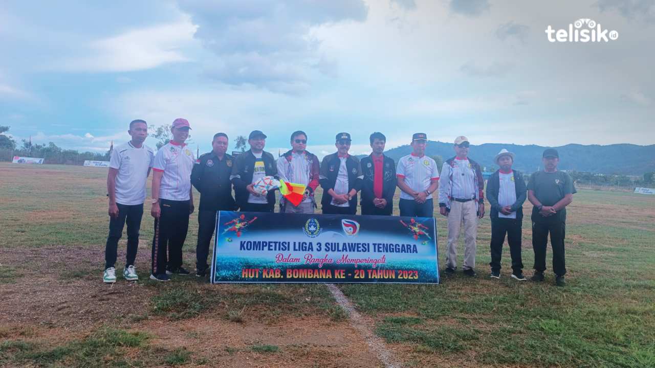 Kompetisi Liga 3 Sulawesi Tenggara 2023 di Bombana Resmi Dibuka