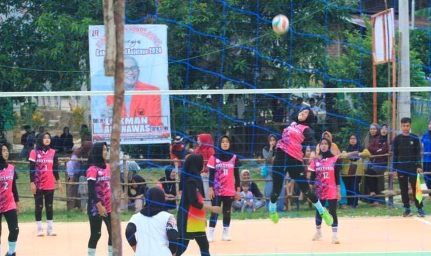 Lukman Abunawas Center Gelar Turnamen Bola Voli, Sarana Cari Bibit Unggul
