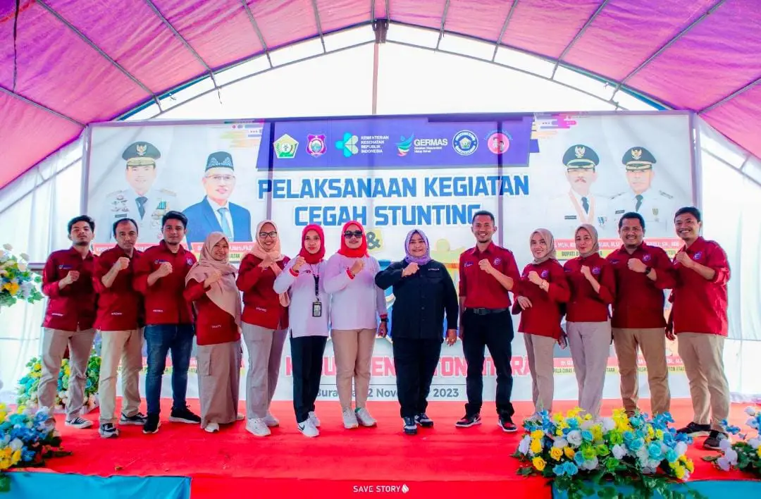 Masyarakat Buton Utara Antusias Ikuti Aksi Bergizi yang Diadakan Dinkes Sulawesi Tenggara