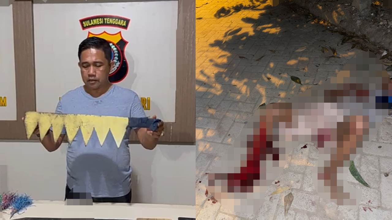 Pelaku Pembacok Pelajar SMK di Kendari Pakai Golok Sisir Dibekuk Polisi