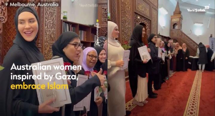 Terharu Keteguhan Iman Warga Gaza, Puluhan Warga Australia Putuskan Mualaf