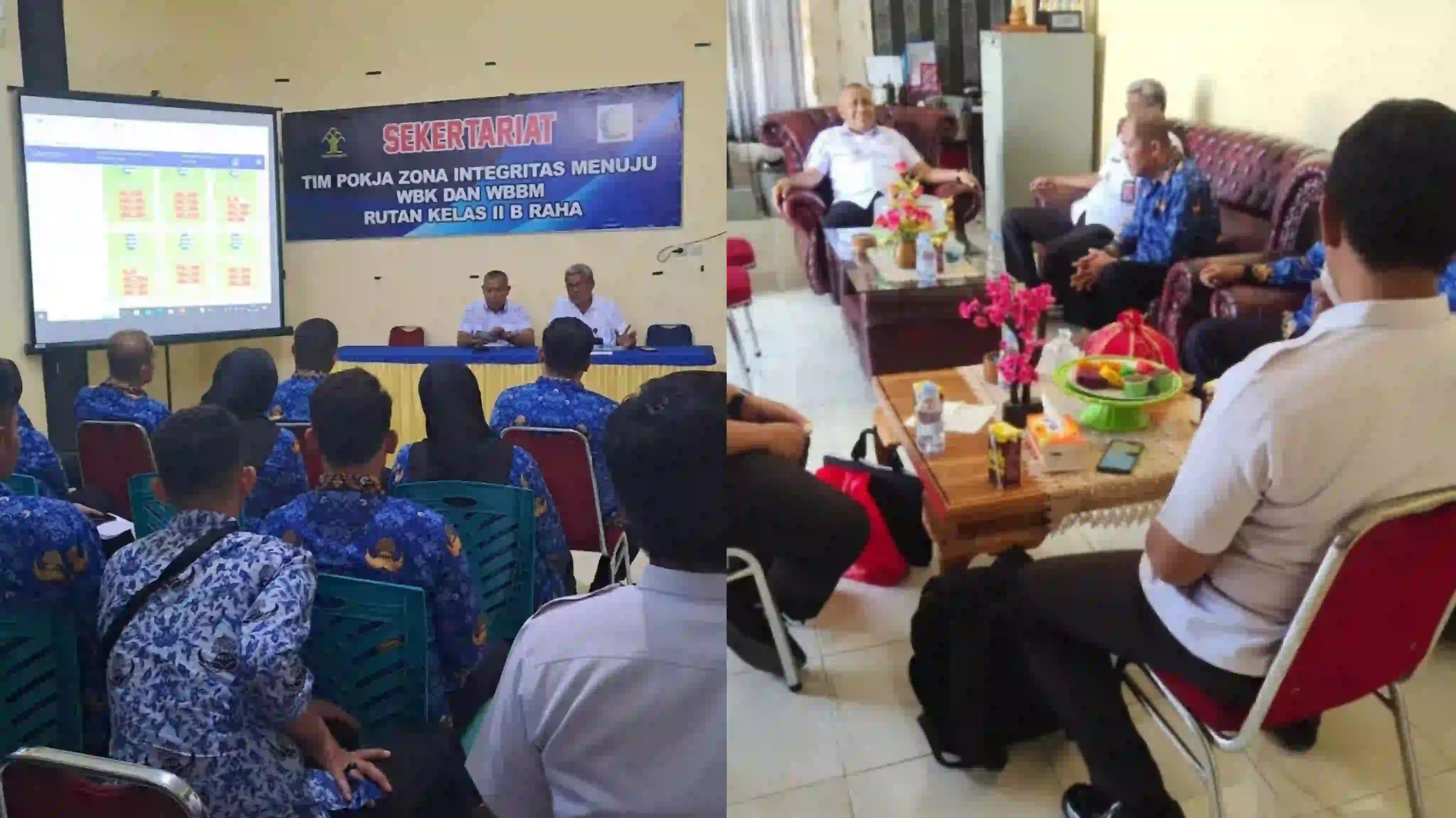 Tim Kanwil Kemenkumham Sulawesi Tenggara Lakukan Monev di Rutan Kelas IIB Raha