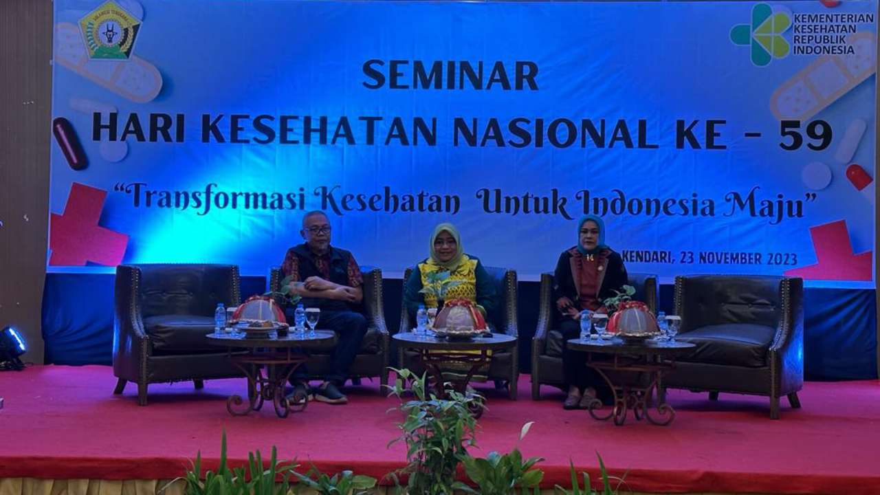 Tingkatkan Pengetahuan Nakes, Dinkes Sulawesi Tenggara Selenggarakan Seminar pada HKN ke-59