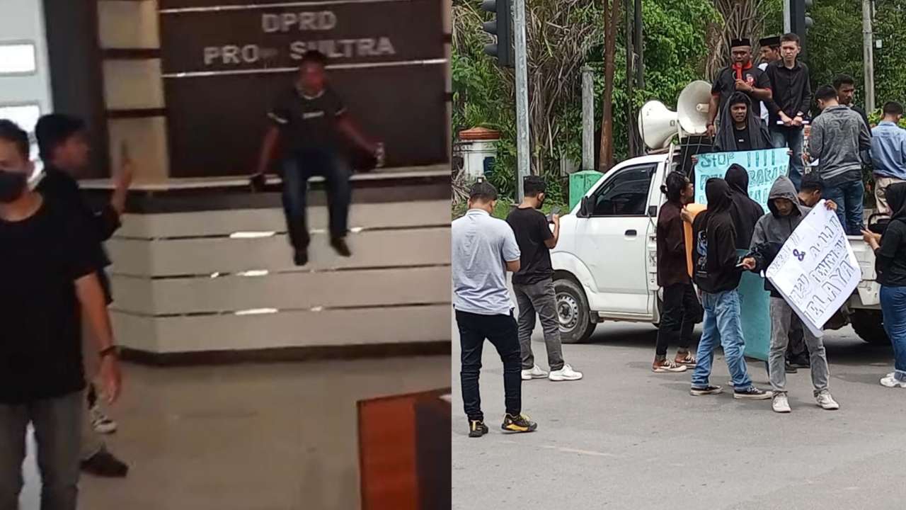 Tuntut Penembakan Nelayan hingga Tewas, Kerukunan Bajo Banting Meja saat Demo di DPRD Sulawesi Tenggara