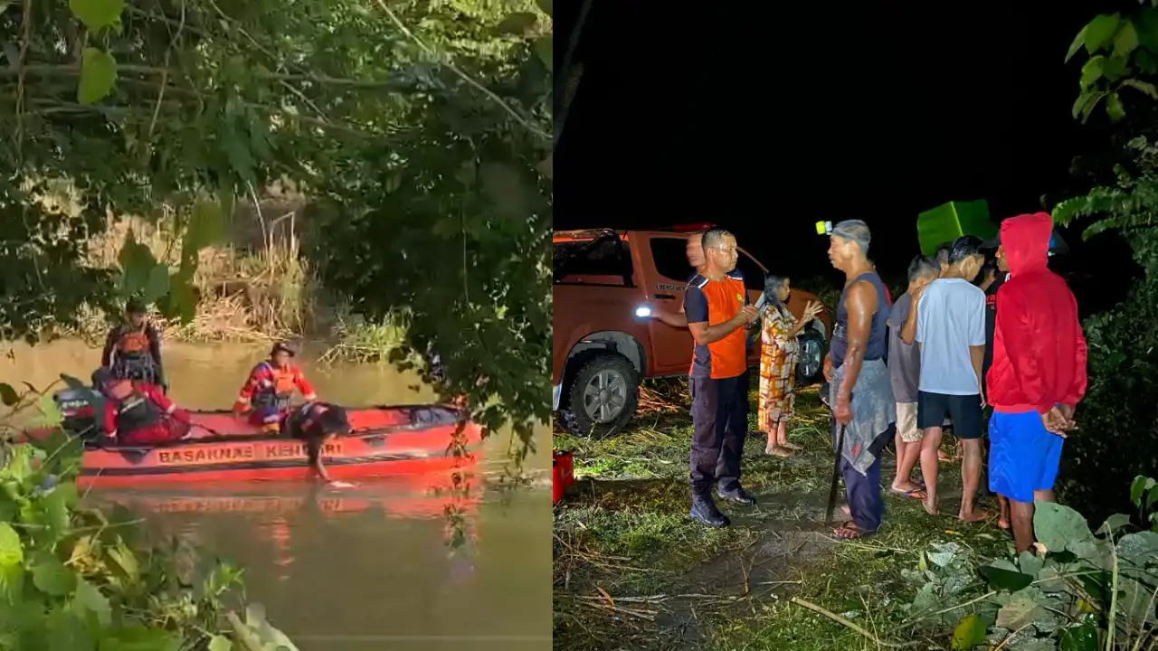 Wanita Diterkam Buaya di Sungai Laeya Belum Ditemukan