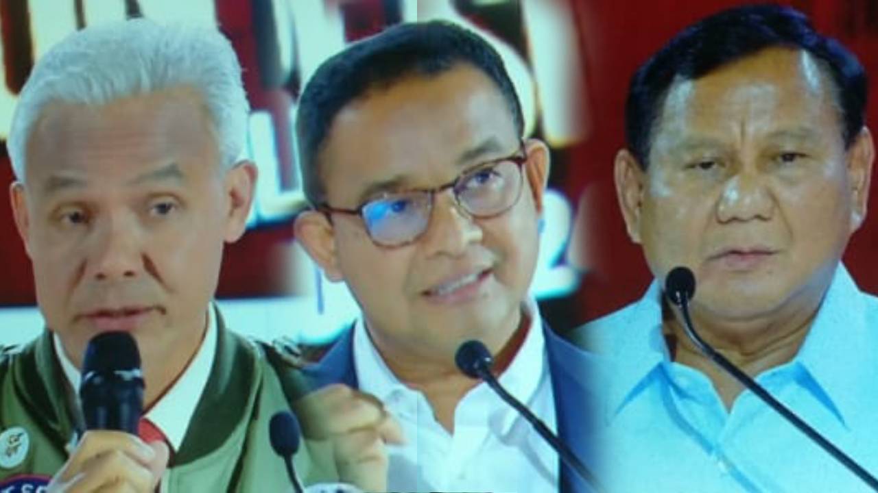 Visi Misi Capres: Ganjar Bidik Reformasi Kepolisian, Anies Hapus Penjajahan Dunia, Prabowo Perkuat Persenjataan Militer