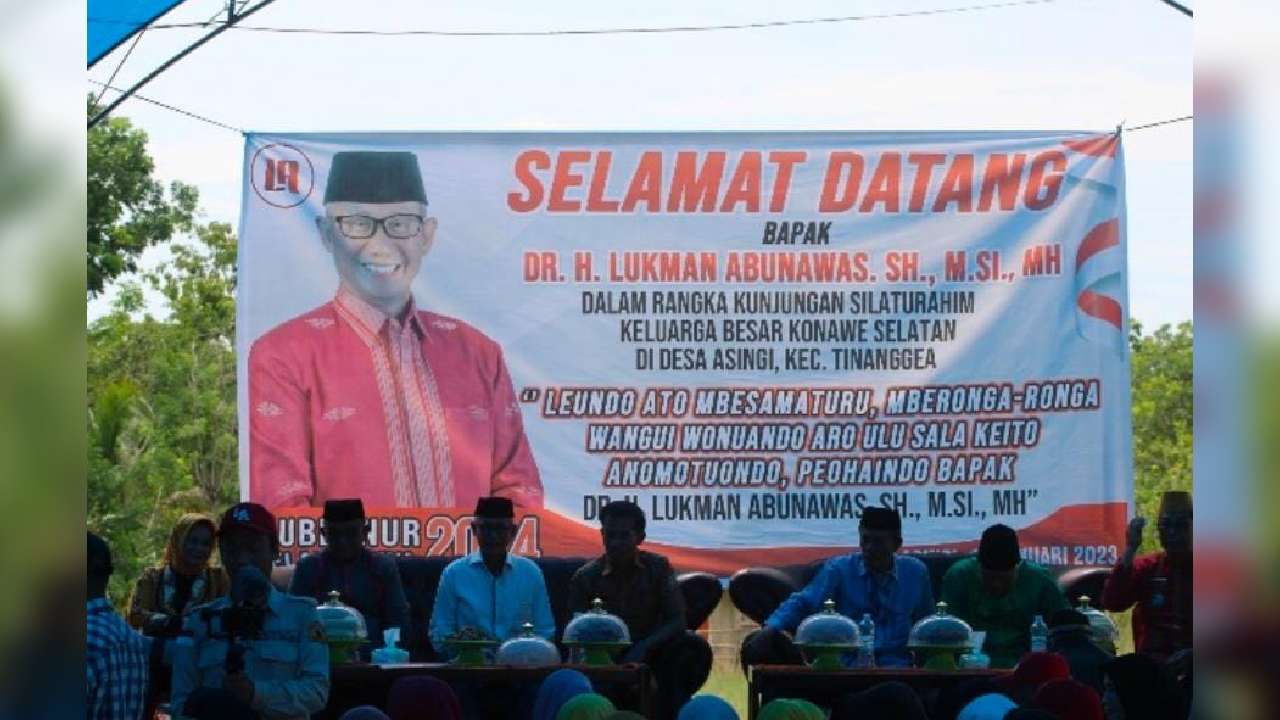 Lantik FKHK dan Gelar Bhakti Sosial di Konawe Selatan, Lukman Abunawas Konsisten Jaga Persatuan untuk Pembangunan