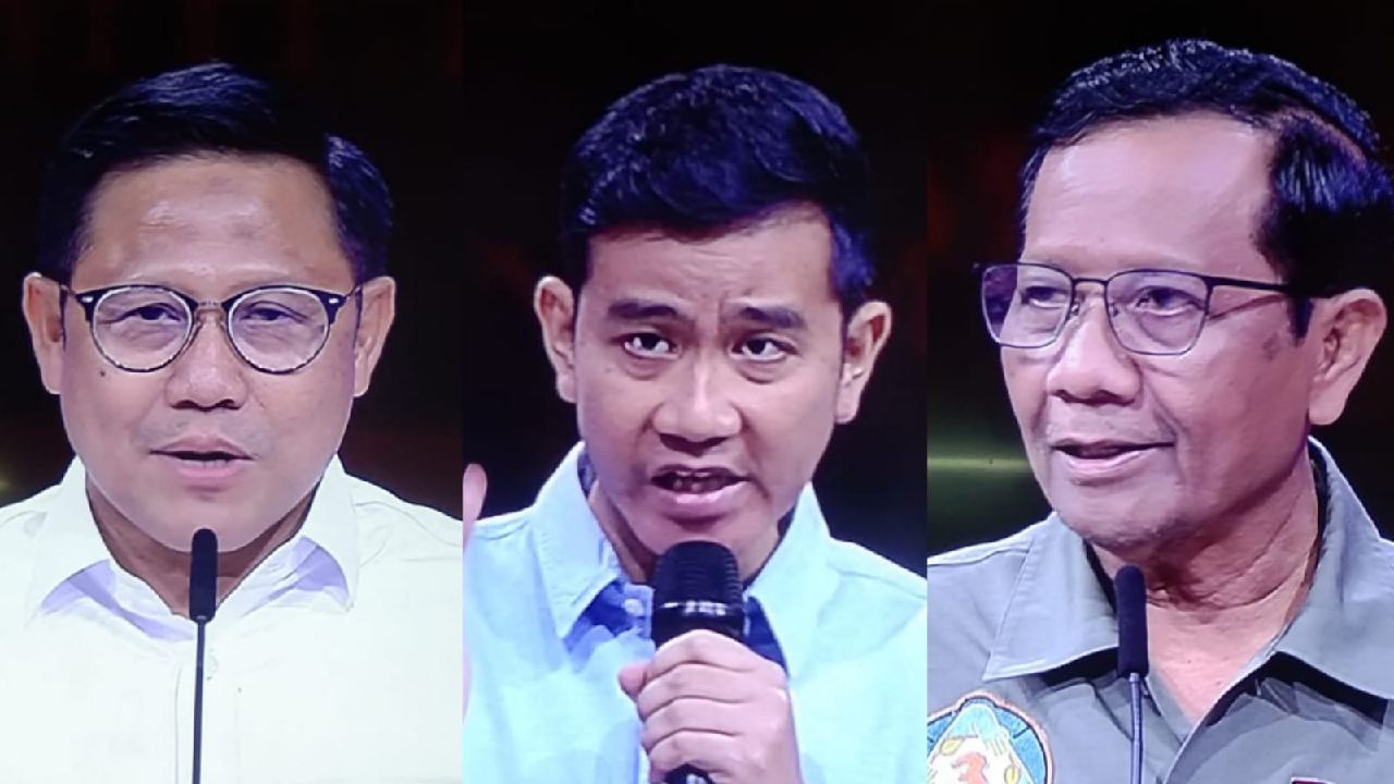 Debat Keempat Cawapres: Cak Imin Sejahterakan Petani, Gibran Pertahankan Hilirisasi, Mahfud Libatkan Kearifan Lokal