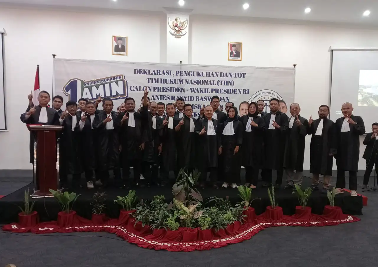 Hasil Pemilu Rawan Kecurangan, THN Capres AMIN Kukuhkan Tim Hukum Sulawesi Tenggara