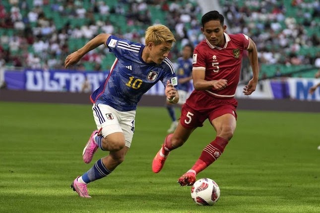 Hasil Piala Asia: Timnas Indonesia Dibantai 1-3, Jepang Masuk ke 16 Besar