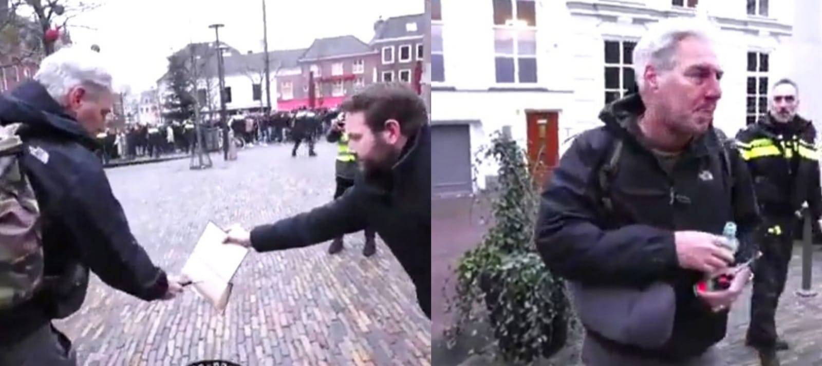 Ingin Bakar Al-Qur'an yang Disimpan di Tong Sampah, Politisi Belanda Ini Kena Tendangan Kungfu