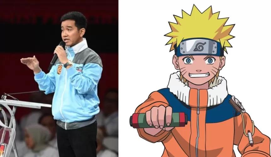 Jadi Sorotan Outfit Jaket Gibran Berlogo Naruto