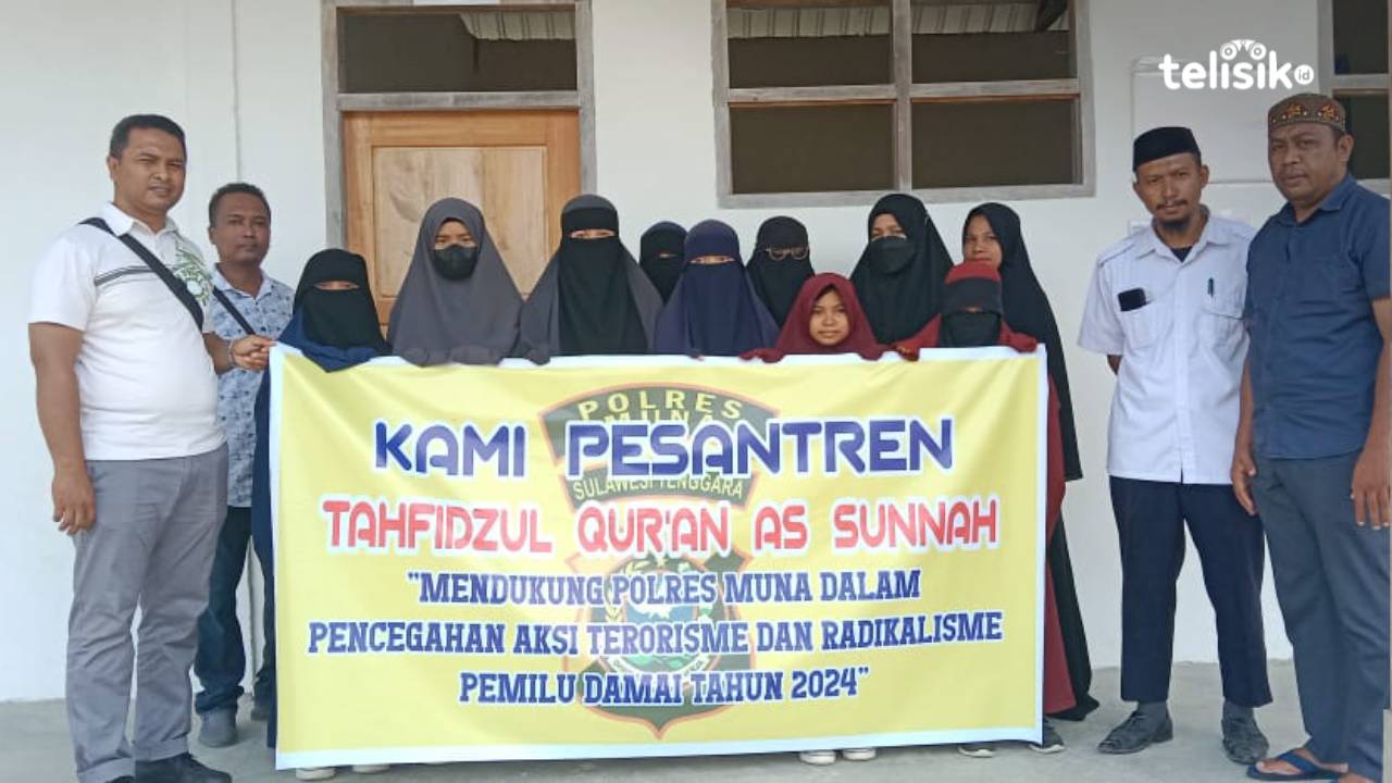 Jelang Pemilu, Polres Muna Galang Ponpes Cegah Aksi Terorisme dan Radikalisme
