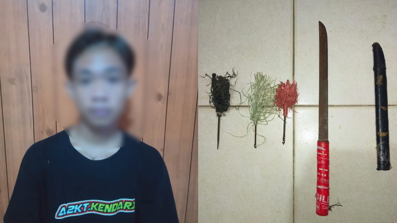 Mahasiswa Diancam Busur dan Sajam di Samping Jembatan Pasar Baru Kendari