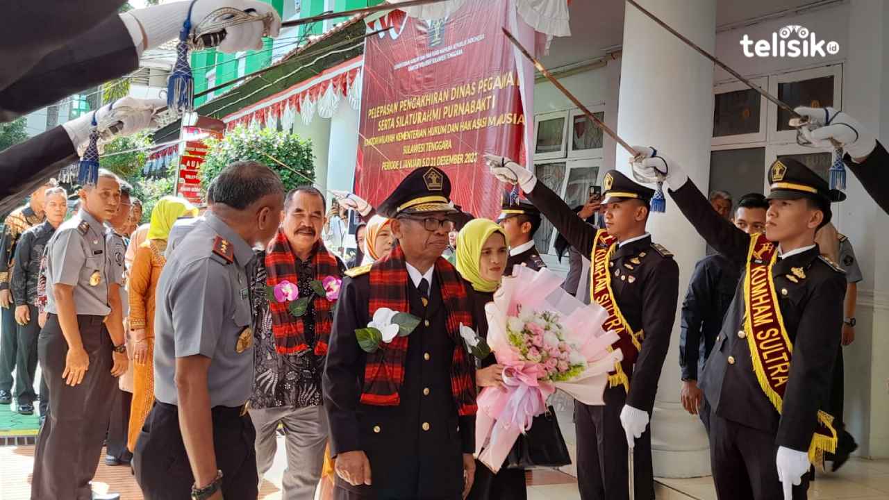 Purnabakti 20 Pegawai, Ini Pesan Kakanwil Kemenkumham Sulawesi Tenggara