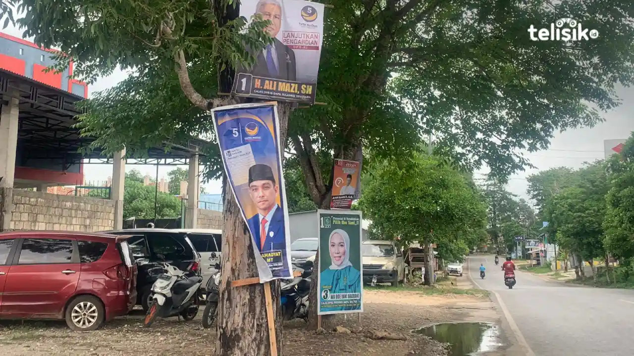 Ratusan APK di Kota Baubau Dipasang Tidak Sesuai Aturan