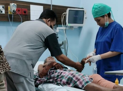 Sempat Digigit, Warga Baubau Berhasil Lolos dari Terkaman Buaya