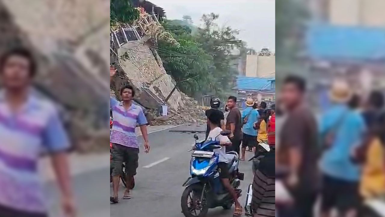Tanggul Gereja di Kendari Roboh, Warga Panik dan Histeris