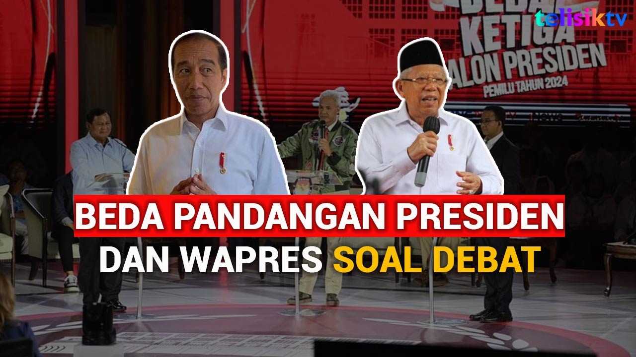 Video: Beda Pandangan Soal Debat Pilpres, Jokowi Kecewa, Maruf Amin Justru Nilai Lebih Hidup