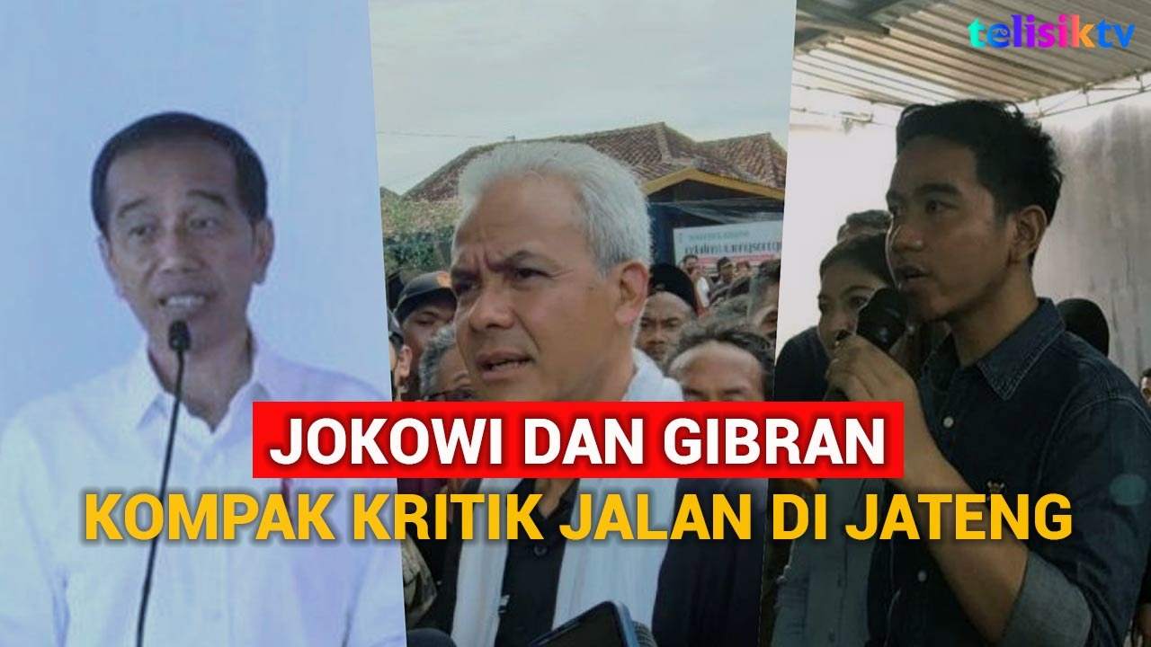Video: Jokowi dan Gibran Kompak Kritik Jalan Rusak di Jawa Tengah, Ganjar Klaim Jokowi Pernah Beri Pujian