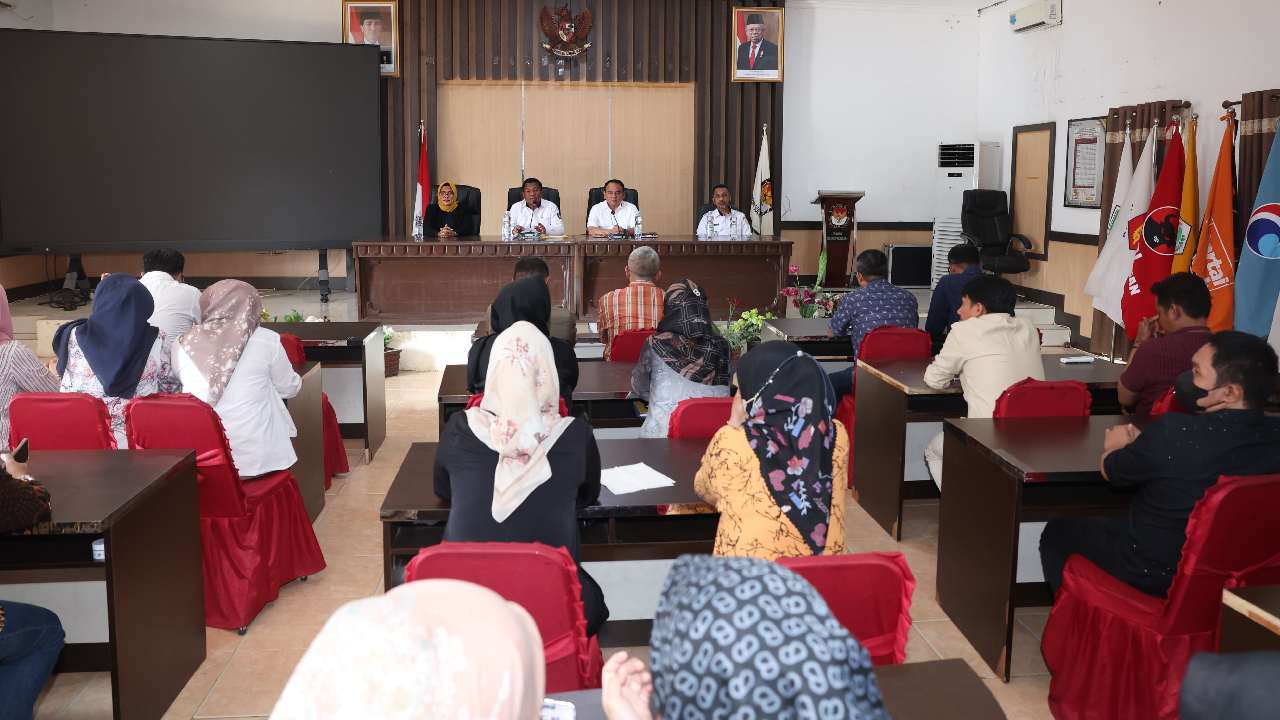 14 Hari Pasca Pemilu, Pj Gubernur Sambangi Kantor KPU Sulawesi Tenggara