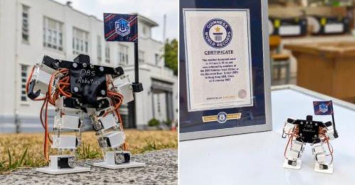 4 Siswa SD di China Ciptakan Robot Humanoid Terkecil di Dunia, Lebih Pendek dari Pulpen