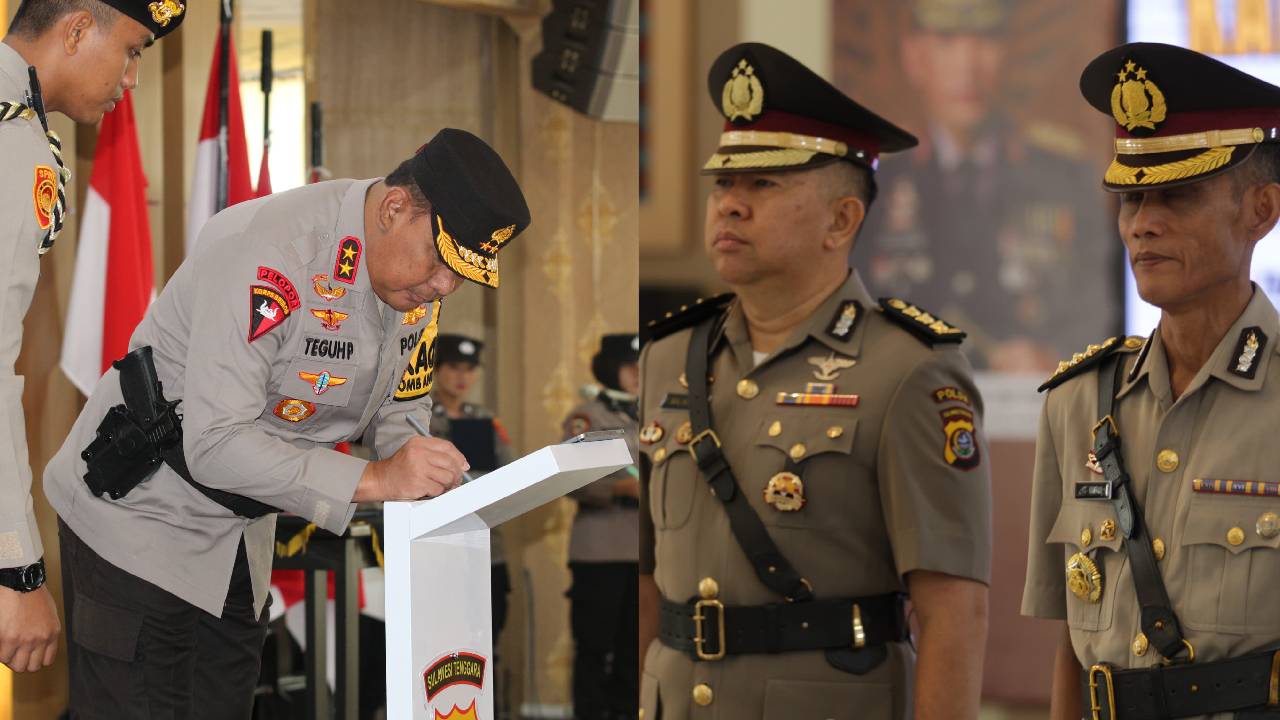 5 Pejabat Utama Polda Sulawesi Tenggara Dimutasi