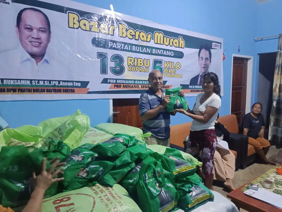 8 Ton Beras Tersalur di Konawe Selatan, PBB Sulawesi Tenggara Sebut Harga di Pasar Mahal