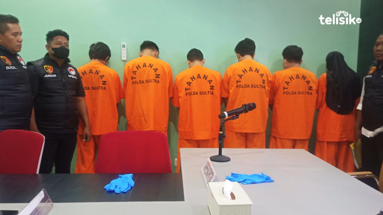 Berhasil Diringkus, 6 Pengedar Sabu Ngaku Jaringan Lapas Kendari