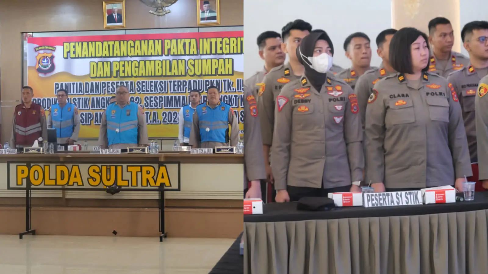 Bersih dan Transparan, Ratusan Personel Polda Sulawesi Tenggara Seleksi Sespimma