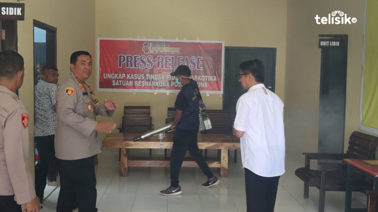 DBD Mengancam, Polres Muna Lakukan Fogging