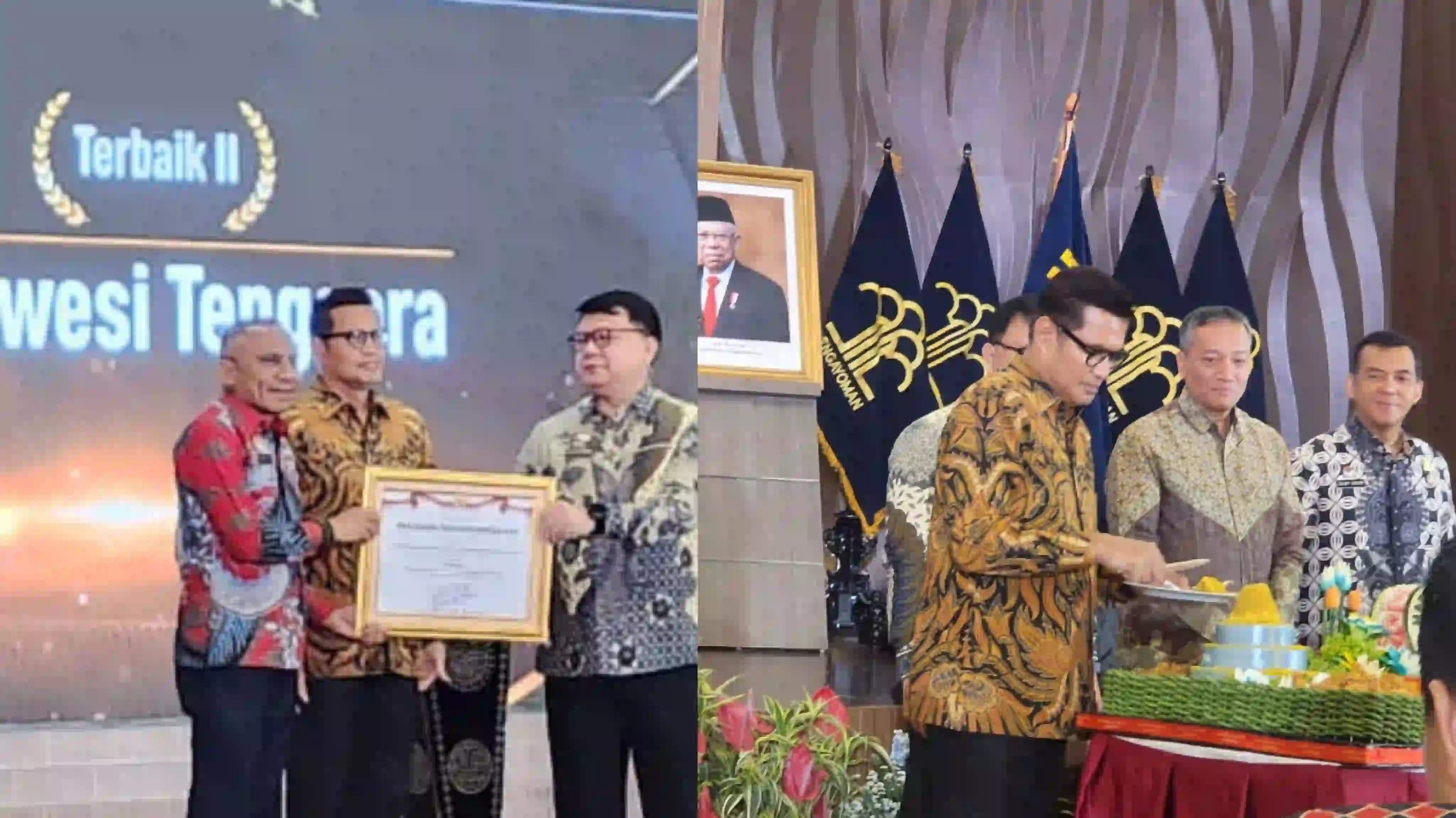 Kanwil Kemenkumham Sulawesi Tenggara Diganjar Penghargaan, Kategori Pelaksanaan SPAK dan SPKP Terbaik 2023
