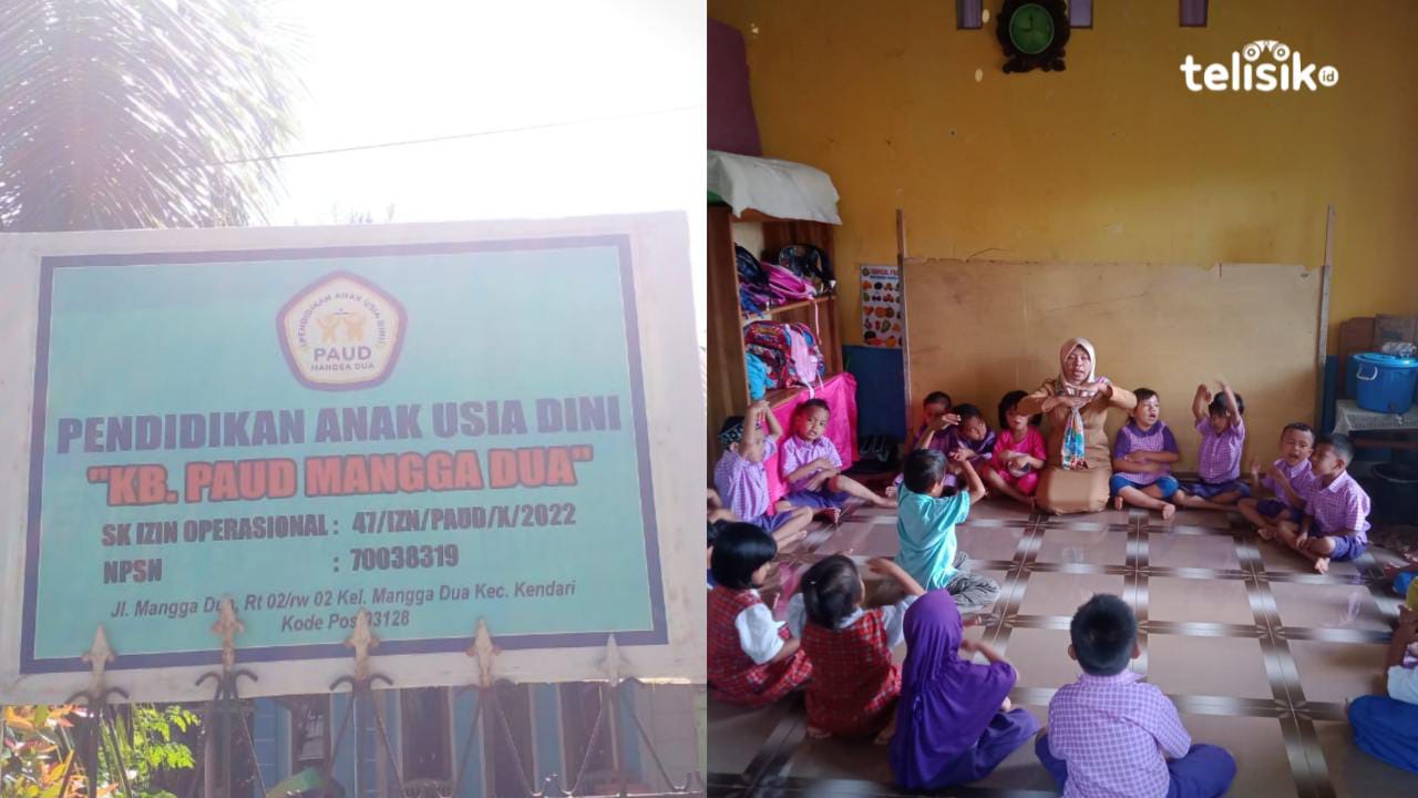 Kekurangan Fasilitas, Sekolah PAUD Mangga Dua Kendari Harap Bantuan Pemerintah