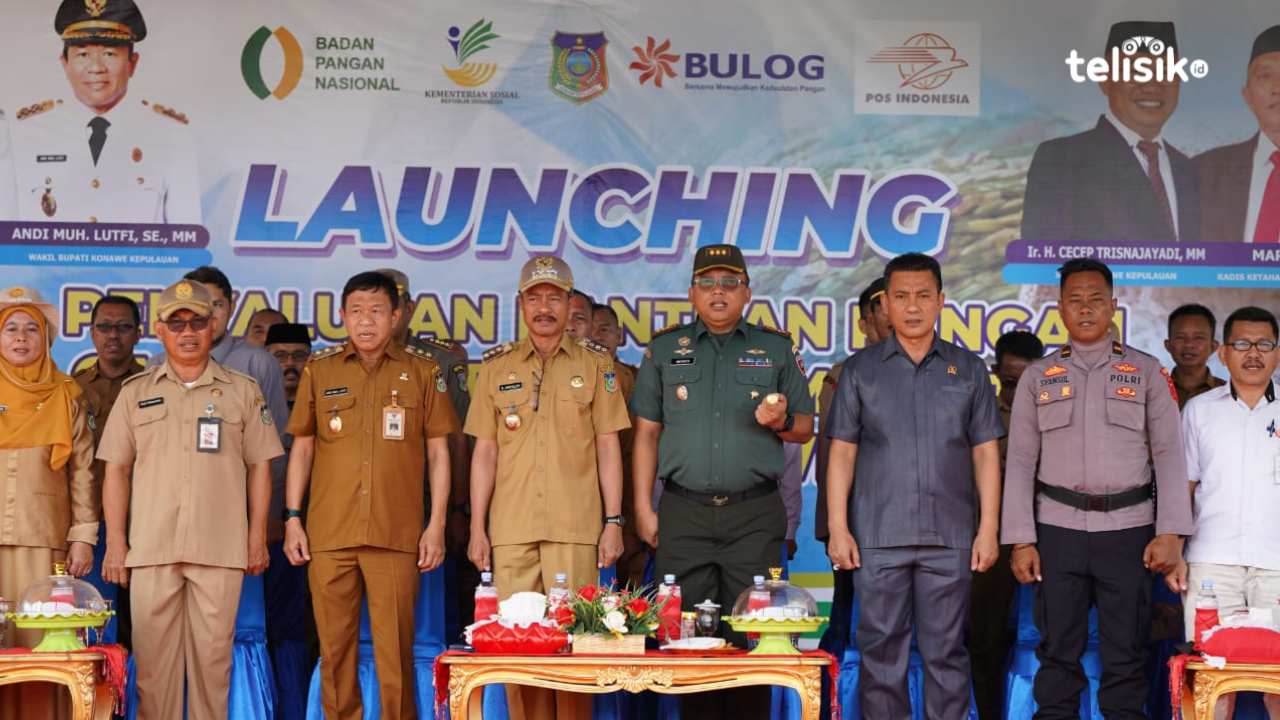 Konawe Kepulauan Peroleh Bantuan Cadangan Pangan Beras 31,96 Ton