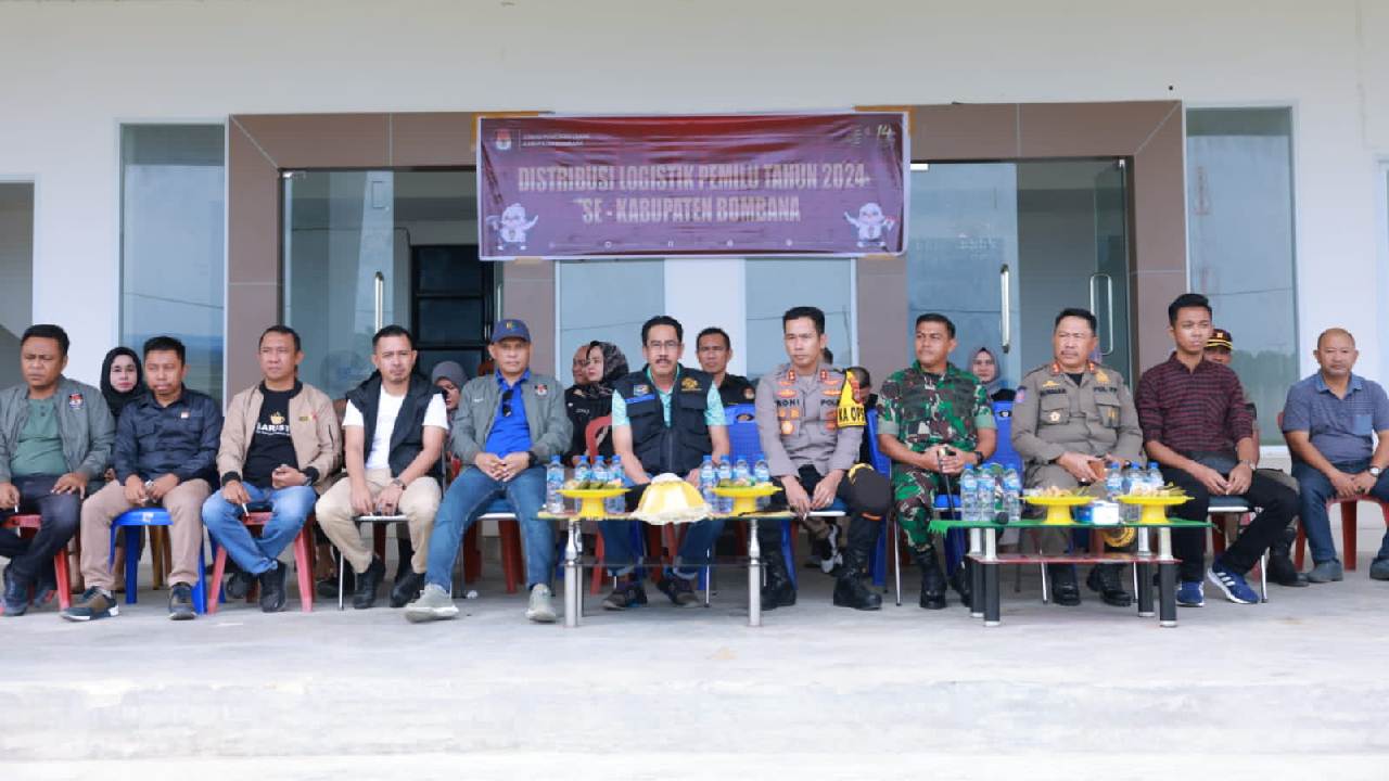 KPU dan Pemba Bombana Kawal Distribusi Logistik Pemilu hingga Pelosok