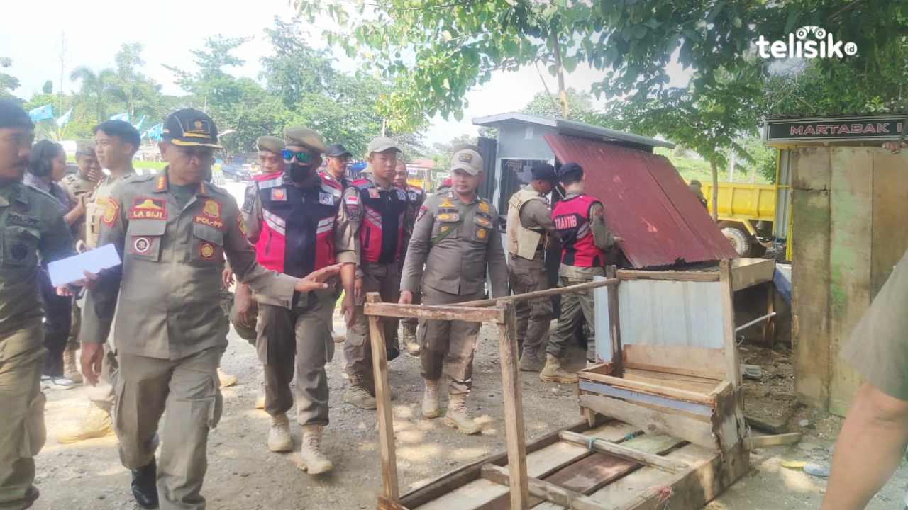 Lapak di Anduonohu Kendari Dibongkar, Pedagang Minta Tempat Jualan