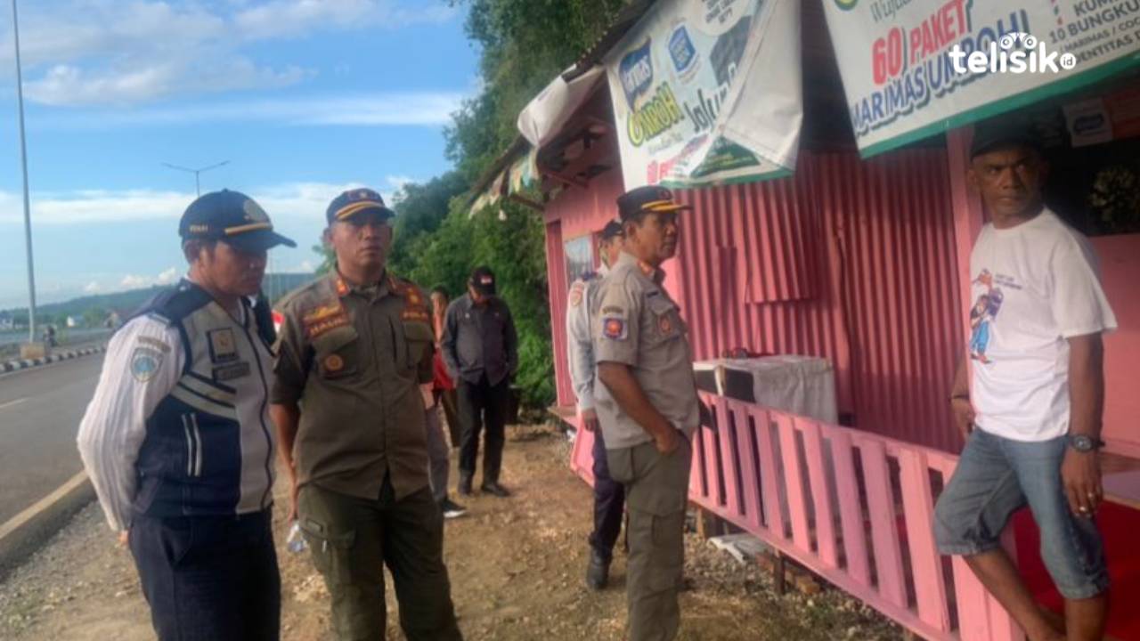 Lapak Permanen di Baypass Kota Baubau Bakal Dibongkar