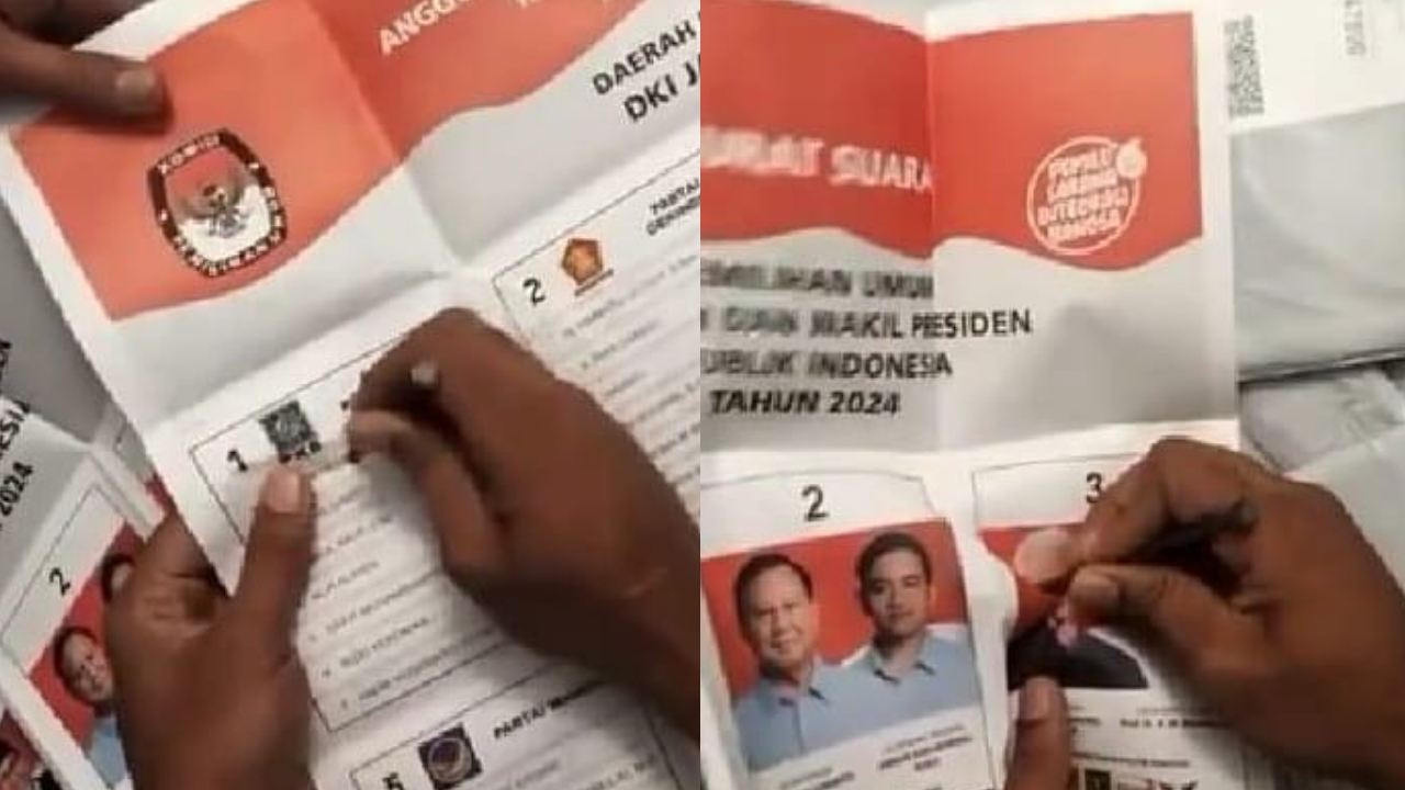 Pemungutan Suara Pemilu 2024 di Malaysia 11 Februari, Surat Suara Tercoblos Ganjar-Mahfud dan Caleg PKB